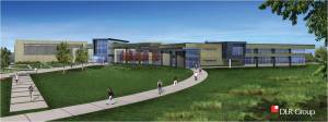 Columbia's new high school (conceptual drawing)